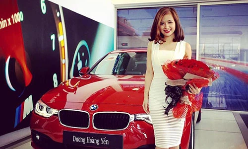 Ca sĩ Dương Hoàng Yến sắm xế hộp BMW hơn 1,4 tỷ