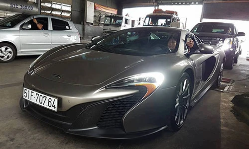 McLaren 650S Spider bản đặc biệt lăn bánh tại Sài Gòn