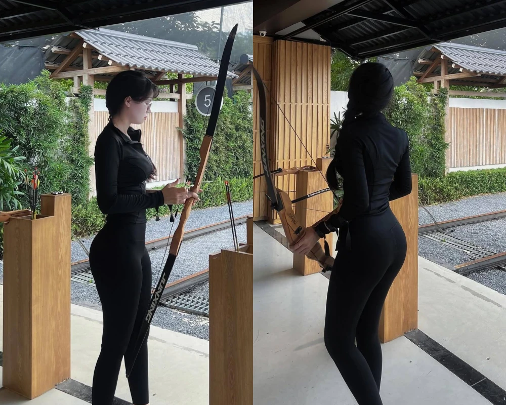 Hot girl Buôn Ma Thuột bất ngờ nổi tiếng khi chơi bắn cung