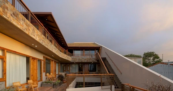 Vẻ đẹp khu nhà 'cộng đồng' người Tây Nguyên ở Măng Đen