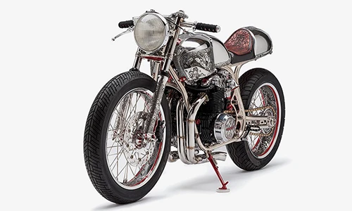 Cận cảnh môtô Honda CB550 “xăm rồng phượng” cực độc