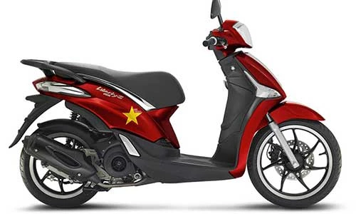 Piaggio Liberty phiên bản U23 Việt Nam giá 57,5 triệu đồng