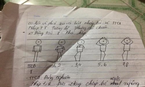 Chép phạt Thể dục bằng tranh vẽ: Cơn ác mộng mới của học sinh