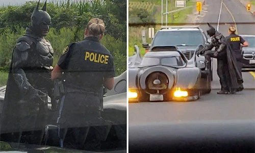 Cảnh sát "tóm gọn" siêu xe Batman để... xin chụp ảnh