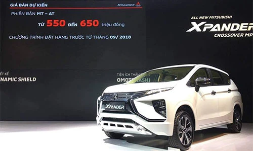 Mitsubishi VN ra mắt Xpander giá rẻ đấu Innova