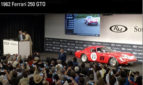 Siêu xe cổ Ferrari 250 GTO “chốt giá” hơn 1,1 nghìn tỷ 