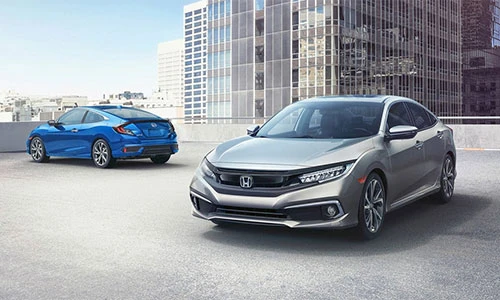 Honda nâng cấp ngoại hình cho sedan Civic phiên bản 2019