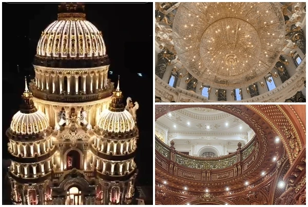 Toàn cảnh lâu đài 300 tỷ toàn gỗ quý “gây bão” xứ Kinh Bắc