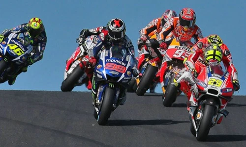 Tay đua đội Ducati "hạ" mòng biển bằng một cú đánh đầu