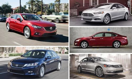 8 mẫu sedan hạng trung "giá mềm" an toàn nhất 2015