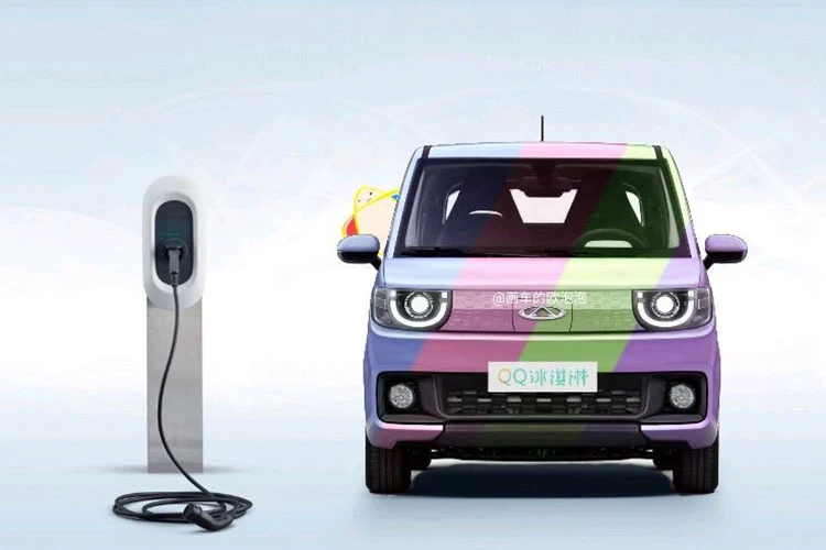 Xe ôtô điện "kute" siêu rẻ Chery QQ Ice Cream chỉ 105 triệu đồng
