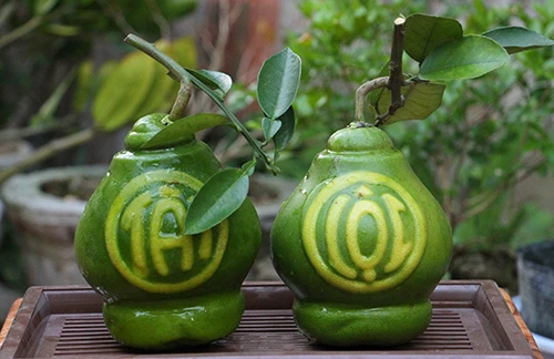 Loại quả khắc chữ Tài, Lộc chưng Tết... hút khách mạnh tay chi tiền