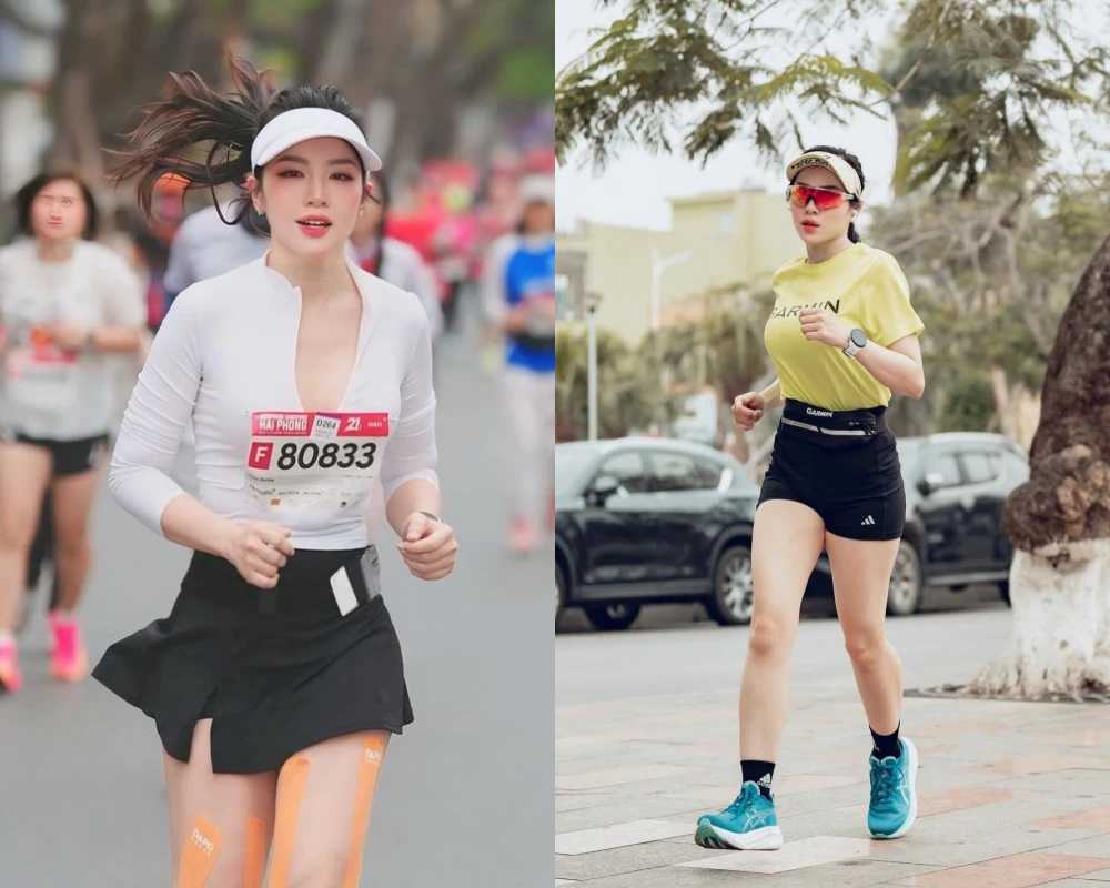 Nữ y tá Việt được biết đến với biệt danh "nữ thần chạy bộ"