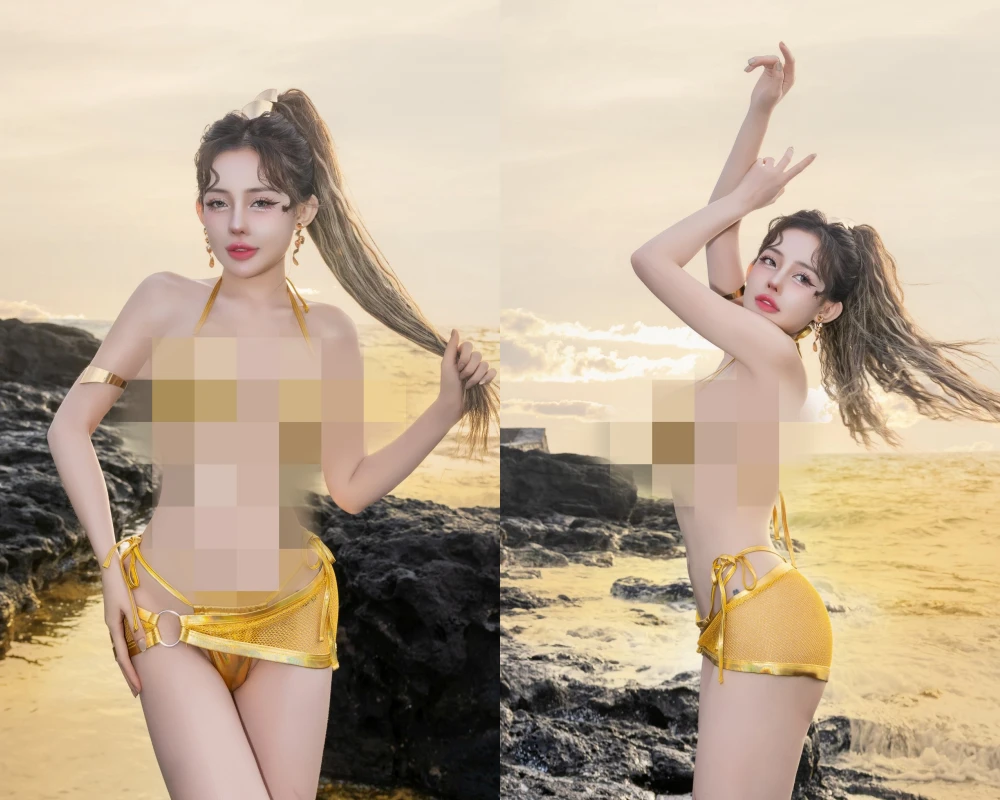 Ngân 98 bước vào đường đua khoe bikini chào hè cực cháy