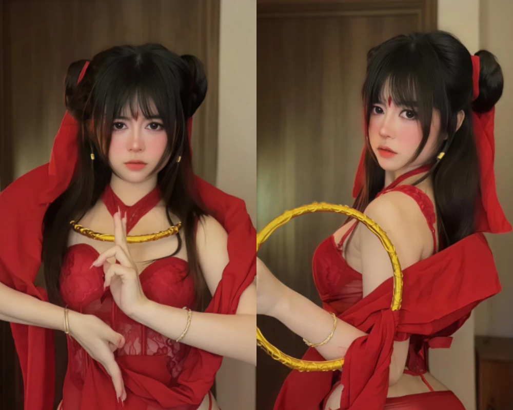 Cosplay Natra phiên bản táo bạo, gái xinh gây tranh cãi lớn
