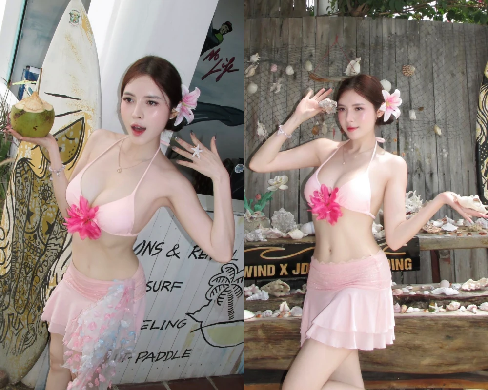 Nữ tiếp viên hàng không hot nhất Sài thành diện bikini chào hè