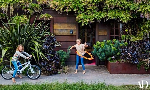 Nhà gỗ bao phủ cây xanh siêu độc giữa làng quê