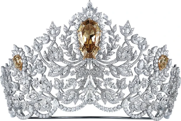 Cận cảnh chiếc vương miện Hoa hậu Hoàn Vũ 2020 trị giá 115 tỷ