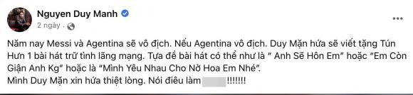 Tuấn Hưng đáp trả khi bị chê xấu, chẳng ngại nhắc đến Duy Mạnh - Hình 6 Tuan Hung dap tra khi bi che xau, chang ngai nhac den Duy Manh-Hinh-6