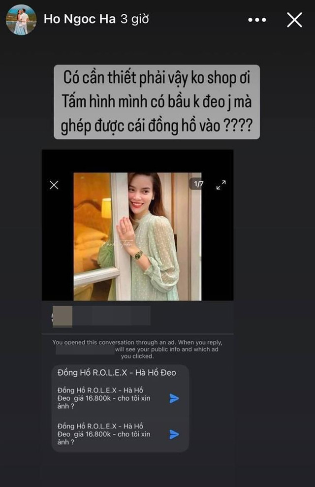 Hồ Ngọc Hà bị "ăn cắp" hình quảng cáo còn photoshop "lố" Ho Ngoc Ha bi