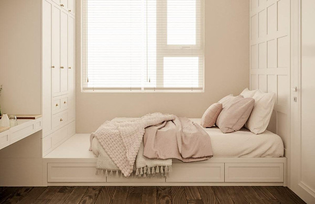 Không gian dễ chịu, ấm cúng trong căn hộ 60m2 theo phong cách Farmhouse ảnh 15 Không gian dễ chịu, ấm cúng trong căn hộ 60m2 theo phong cách Farmhouse ảnh 15