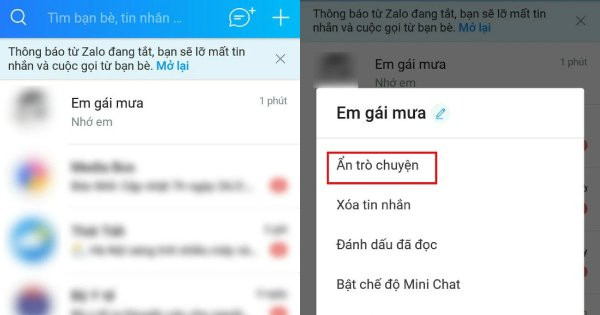 Chỉ nhìn 1 dấu hiệu, biết ngay Zalo của chồng có tin nhắn ẩn hay không - Hình 2 Chi nhin 1 dau hieu, biet ngay Zalo cua chong co tin nhan an hay khong-Hinh-2