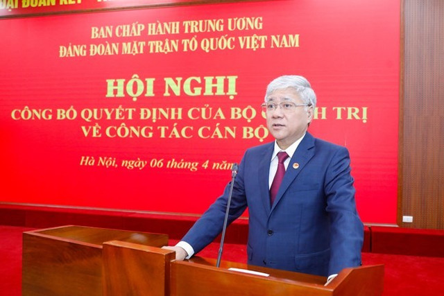 Bộ Chính trị chỉ định ông Đỗ Văn Chiến làm Bí thư Đảng đoàn MTTQ Việt Nam ảnh 2 Bộ Chính trị chỉ định ông Đỗ Văn Chiến làm Bí thư Đảng đoàn MTTQ Việt Nam ảnh 2