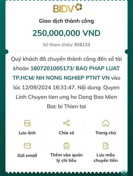 Quyền Linh phản hồi khi sao kê không thấy tiền trong tài khoản MTTQ - Hình 3 Quyen Linh phan hoi khi sao ke khong thay tien trong tai khoan MTTQ-Hinh-3