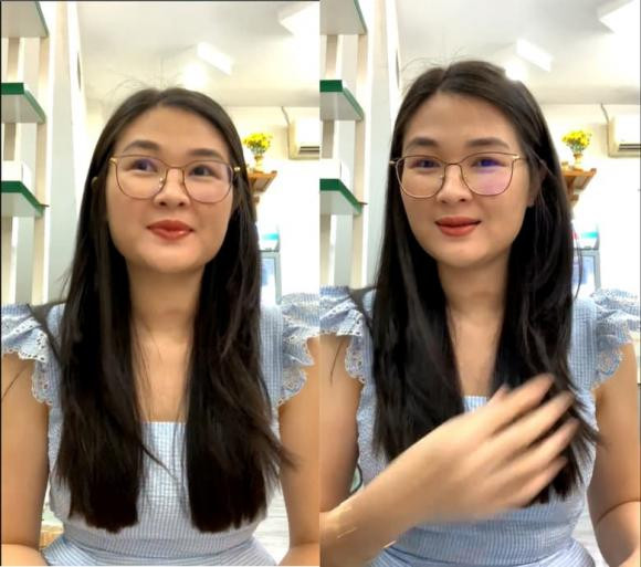 Diện váy đẹp để livestream, bà xã Huy Khánh làm dân mạng "hết hồn" Dien vay dep de livestream, ba xa Huy Khanh lam dan mang