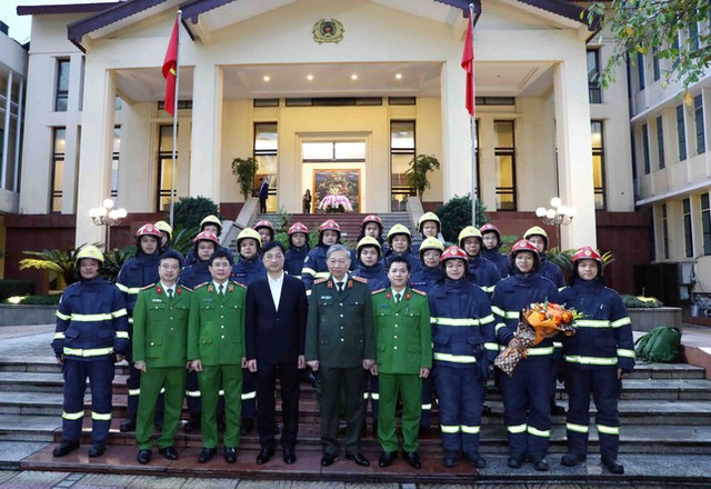 Bộ Công an cử Đội cứu nạn, cứu hộ sang hỗ trợ Thổ Nhĩ Kỳ Bo Cong an cu Doi cuu nan, cuu ho sang ho tro Tho Nhi Ky