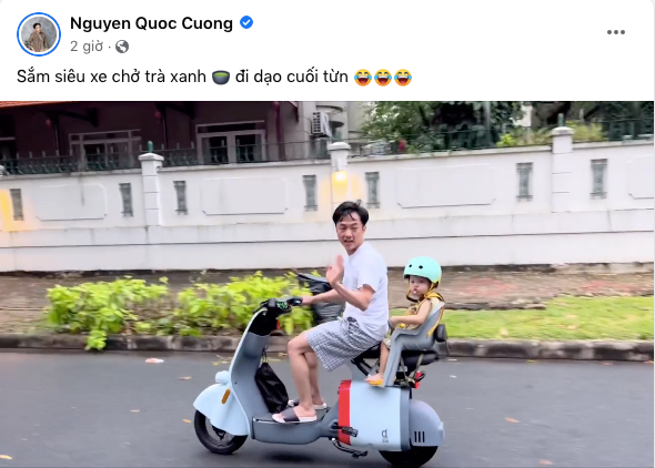 Cường Đô La công khai chở "trà xanh" xuống phố bằng siêu xe Cuong Do La cong khai cho