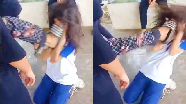 Nữ sinh xé áo, đạp vào mặt bạn hứa không tái phạm Nu sinh xe ao, dap vao mat ban hua khong tai pham