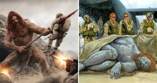 Thực hư về trận chiến với người khổng lồ ở Kandahar Thuc hu ve tran chien voi nguoi khong lo o Kandahar