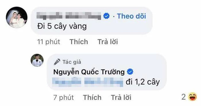 Quốc Trường mừng đám cưới Thanh Đoàn mấy cây vàng? - Hình 2 Quoc Truong mung dam cuoi Thanh Doan may cay vang?-Hinh-2