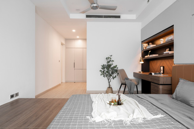 Khám phá căn hộ phong cách tối giản, tủ ẩn sau bức tường - Hình 12 Kham pha can ho phong cach toi gian, tu an sau buc tuong-Hinh-12
