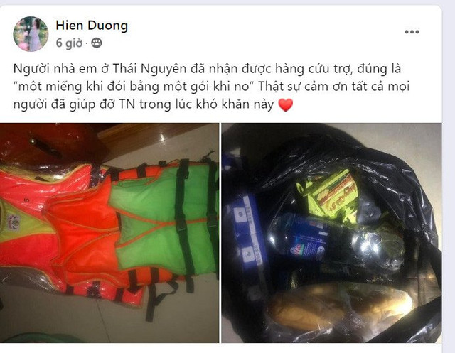 Vợ chồng lái xe xuyên đêm mang đồ cứu trợ dân vùng bão lũ - Hình 16 Vo chong lai xe xuyen dem mang do cuu tro dan vung bao lu-Hinh-16