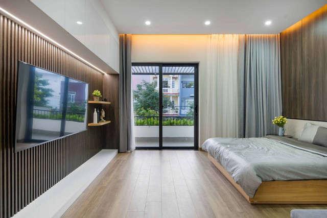 Nhà phố 3 tầng ở Đà Nẵng khắc phục được nhược điểm thiếu sáng - Hình 9 Nha pho 3 tang o Da Nang khac phuc duoc nhuoc diem thieu sang-Hinh-9