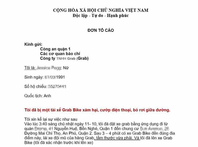Truy tìm gã xe ôm đụng chạm thân thể, cướp giáo viên nước ngoài Truy tim ga xe om dung cham than the, cuop giao vien nuoc ngoai