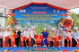 Khởi công tuyến đường Bắc – Nam phục vụ 2 khu công nghiệp tại Vĩnh Long