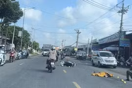 Tiền Giang: Mô tô tông xe ba gác, một người tử vong tại chỗ