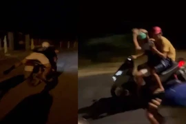 Xác minh nhóm thiếu niên chạy mô tô tốc độ cao tại Minh Thạnh