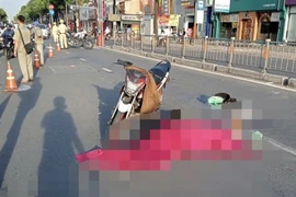 Tai nạn trên đường Quang Trung khiến người đi bộ tử vong
