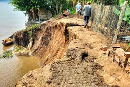 Trà Vinh: Cty Tâm Thủy được chỉ định thầu gói thi công bờ bao Cồn Hô 