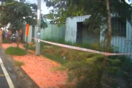 TPHCM: Phát hiện thi thể phụ nữ bị cháy trong container bỏ hoang