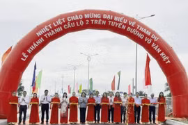 Vĩnh Long khánh thành cầu Lộ 2 trên tuyến đường Võ Văn Kiệt