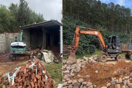 Lâm Đồng cưỡng chế công trình xây dựng trái phép trên đất nông, lâm nghiệp