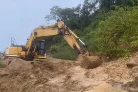 Lâm Đồng: Đèo Đại Ninh sạt lở nghiêm trọng, giao thông bị chia cắt tạm thời