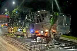 Xe tải vượt ẩu gây tai nạn liên hoàn trên QL20 