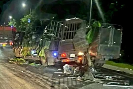 Xe tải vượt ẩu gây tai nạn liên hoàn trên QL20 