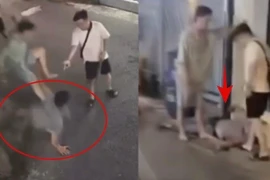 Clip gây sốc: Người đàn ông bị đạp, đá vào đầu đến ngất xỉu
